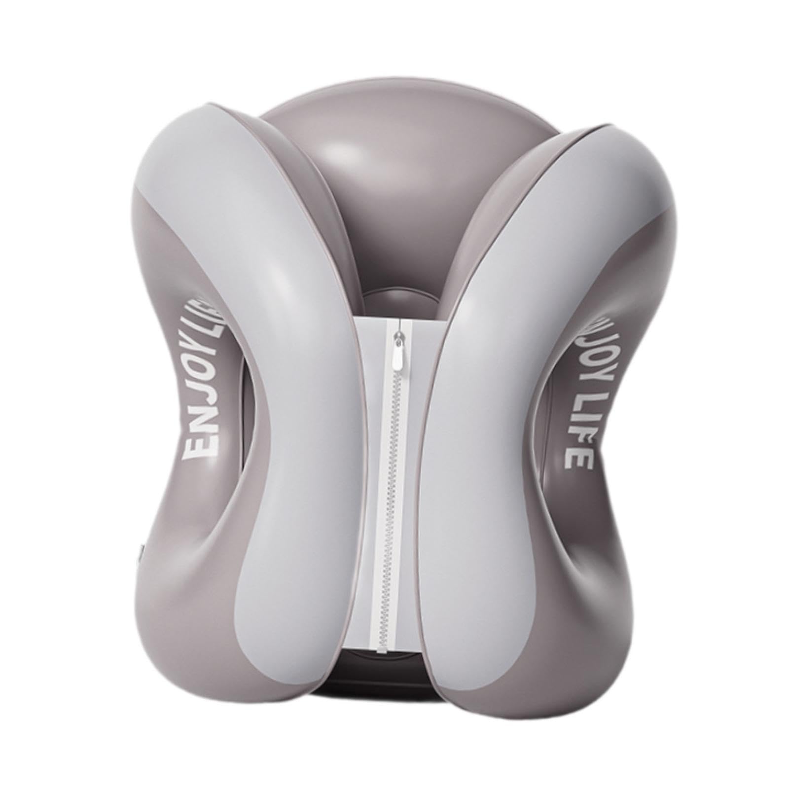 LOOM TREE Travel Neck Pillow Lightweight Versatile Inflatable for Airplane Car Napping Gray S|Travel| Travel Accessories| Travel Pillows-image-37
