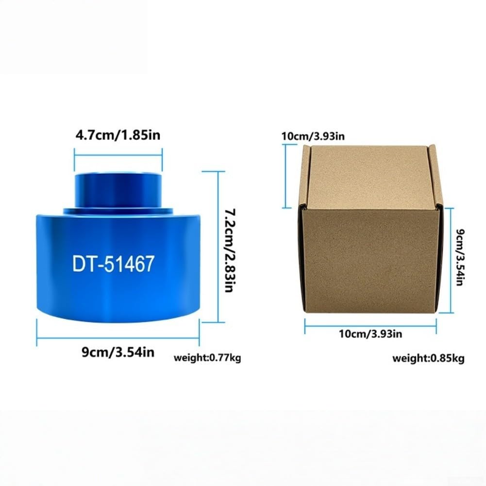 Herramienta de aluminio DT51467 del sello de aceite 6061 para Cadillac XT4