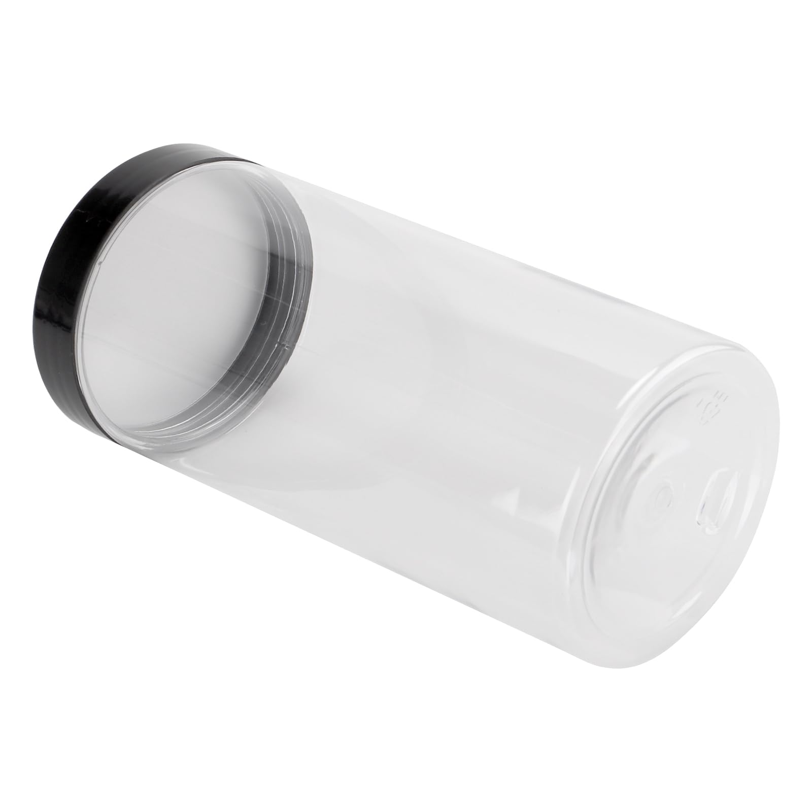 ZOENHOU Set di 12 Contenitori Ermetici per Alimenti da 1000 ml, Barattoli in Plastica Trasparente con Coperchio a Vite, Bocca Larga, 17,7 x 9,2 cm