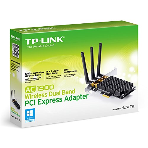 Tarjeta de Red Inalámbrica TP-Link Archer T9E AC1900 PCIe para PC con Beamforming y Tecnología de Disipador de Calor miniatura 4