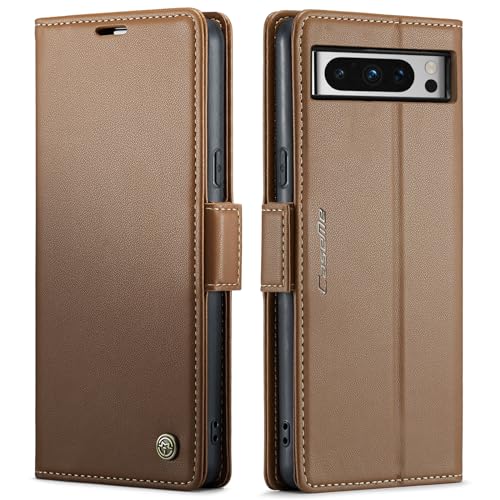 Étui à rabat Pixel 9/9 Pro au design élégant en cuir synthétique anti-rayures