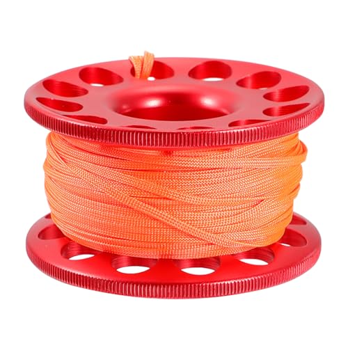 Carrete con clip de presión para buzos en inmersiones profundas con equipo flexible