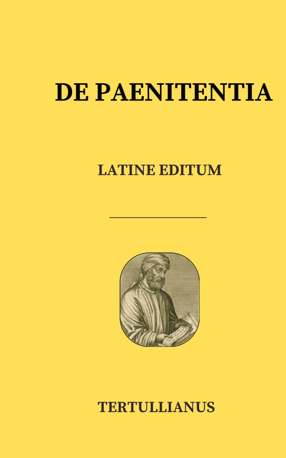 DE PAENITENTIA - Tertullianus - latin edition