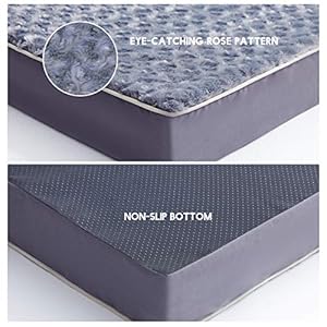   WESTERN-HOME-WH-Medium-Dog-Bed-for-Medium-Size-Dogs-Orthopedic-Pet-Bed-Waterproof-Mattress-with-Removable-Washable-Cover-Thick-Egg-Crate-Foam-Dog-Bed-with-Non-Slip-Bottom