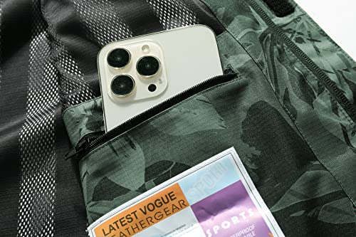 image for OTU Men's Lightweight Waterproof Hooded Rain Jacket Outdoor Raincoat S