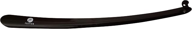 Feeties 57cm Long Black Shoehorn Shoe Helper Shoe Horn