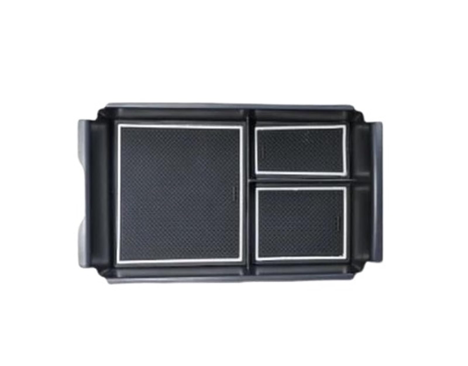 Armrest Organiser Tray For GAC Aion UT AY2 2025-2026 Car Central Control Armrest Box Partition Storage Anti Slip Pad Interior Accessories HIMIUSIKTC(Black)