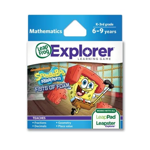 LeapFrog SpongeBob SquarePants Fists of Foam Learning Game (works with LeapPad Tablets & LeapsterGS)