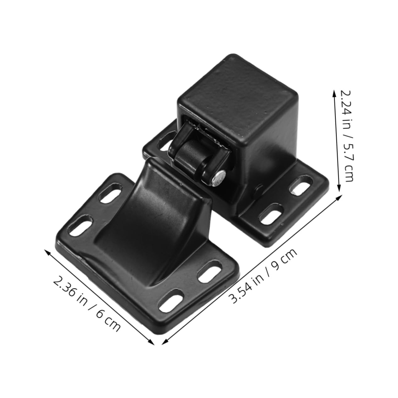 PRETYZOOM Furniture Safety Latch Pressure Lock Pin 2 Pack Door Lock Bolt Gate Latch for Metal Gate Paint Room Safety