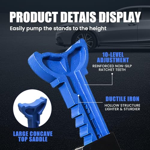 Cric de voiture 3 tonnes ANTPOWER chandelle de levage petits véhicules
