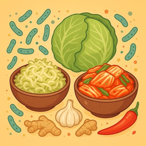 Gut vs. Happiness: Sauerkraut vs. Kimchi Showdown and the 90% Serotonin Secret