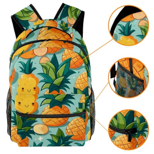 Bolsa para laptop y mochila casual para libros unisex con diseño de flores 3