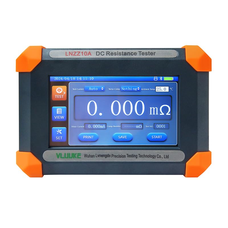Handheld Transformer DC Winding Resistance Tester Automatic DC Resistance Meter 10A