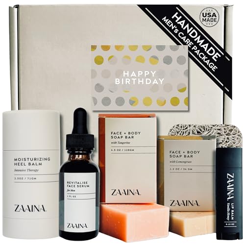 Men's Birthday Care Package with Birthday Card - Luxury Skincare ...