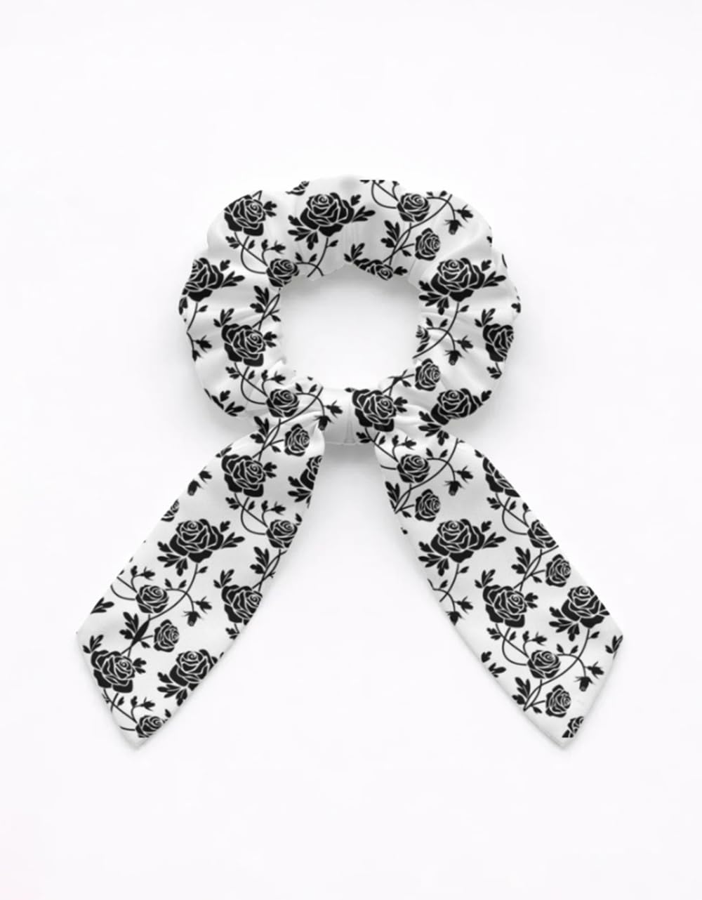 Thamizhiniyal AOP Bow Scrunchies Elastic Hair Band, Luxury Scrunchies for Women, Girls Anti-Hair-Breakage Hair Ties, Women Hair Accessories, Fluffy Scrunchy Best Gift for Girls, womens, sisters-image-16