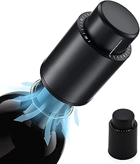 Lazysong ワイン栓 ワインストッパー 鮮度長くキープ シャンパンストッパー 真空ストッパー ワイン保存 酸化防止 真空保存 日付スケール ソムリエ推薦/国内検査済み