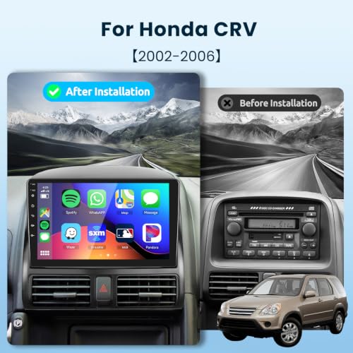 Image of 2G+64G Car Stereo for Honda CRV 2002-2006 with License Plate Backup Camera