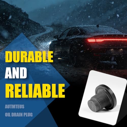 Image of Engine Oil Drain Plug M18-1.5 Replacement for 2002-2012 Dodge Ram 1500 2500 3500 4500 5500, Oil Pan Drain Bolt with Washer, Compatible with 5080631AA 5080631AB 24261