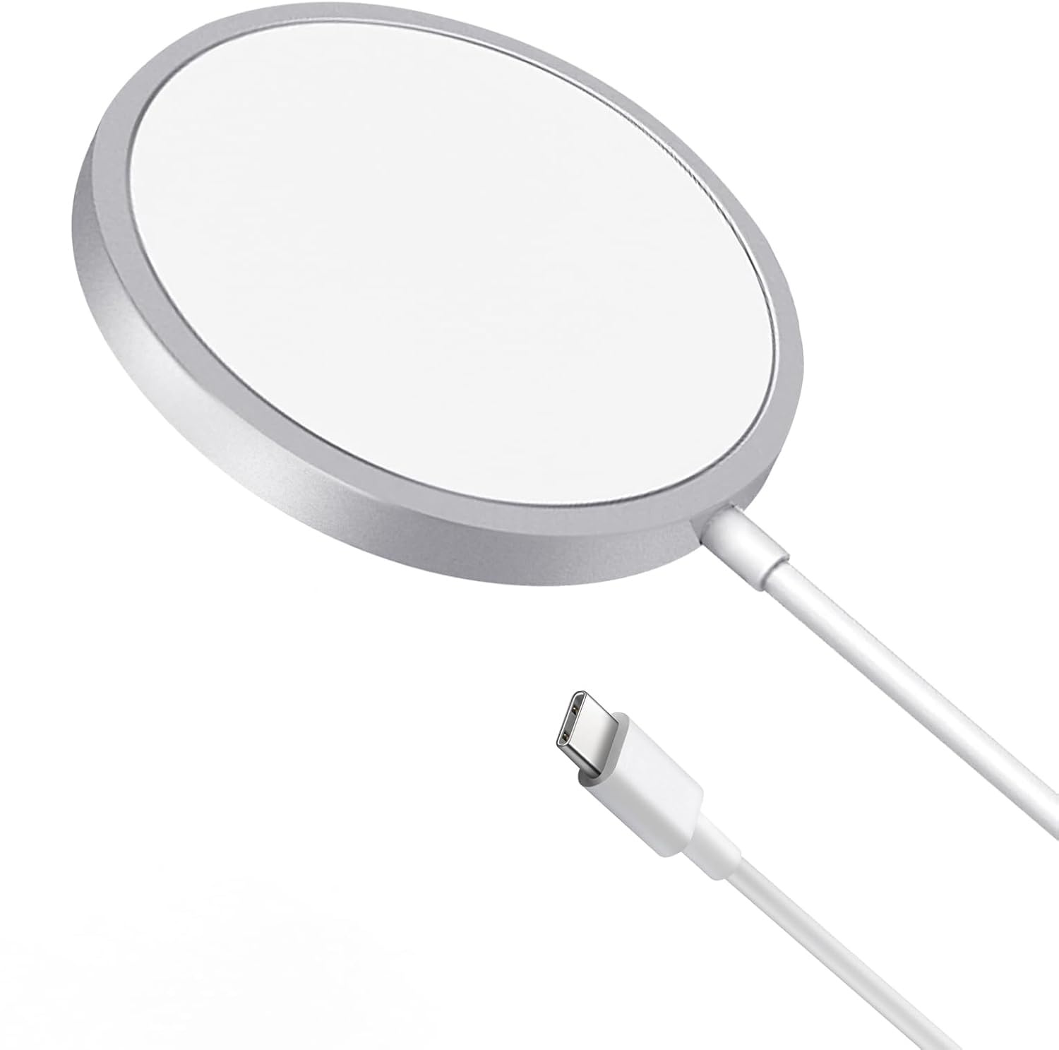 Magnétique Chargeur Induction pour iPhone, 15W Rapide Chargeur sans Fil inductif pour iPhone 17 16 15 14 13 12 Pro Max/Air/Plus/Pro et pour AirPods 4/3/2/Pro, Chargeur Compatible avec Samsung Galaxy