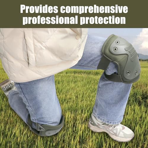 Bztac BZT108KP Tactical Professional Combat Knee Protective Pads Set Advanced Tactical Gear Set For Outdoor Cs Paintball Game Cycling Safety Skateboarding Gear Skates Airsoft Hunting Knee Protection Guard Pads thumb #7