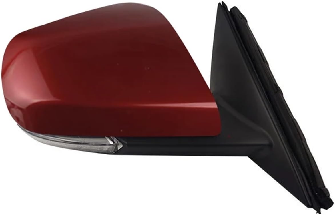 LED Car Rear View Mirror Assy Compatible with Cadillac ATS ATSL 2014-2018 Auto Turn Signal Light Side Heated Mirrors Cover Cap Glass Lens(Color:15 Wire Left-02)