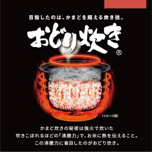 ジンコノム(Jinkonom) 炊飯器 5.5合 急減圧バルブ り炊き 全面発熱5段IH式 ブラウン SUEYR40 の商品画像 1