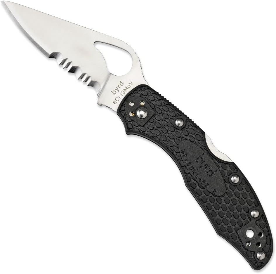 Spyderco Byrd Lightweight Knife with Stainless Steel Blade