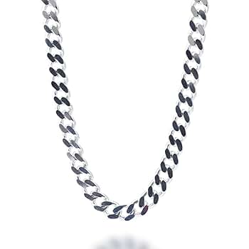 ベース silver925 chain necklace Amazon.co.jp: Choice of Silver Chain Necklace, Curb 2 Sided