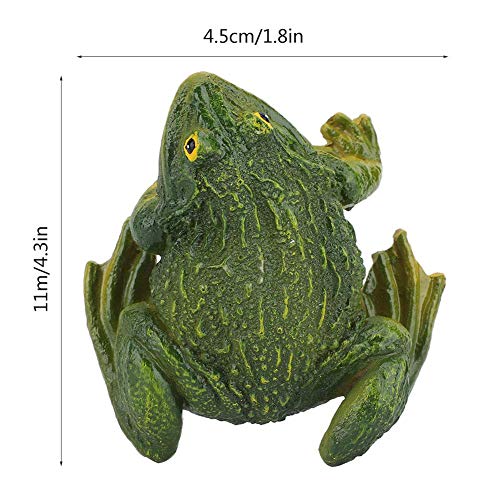 Fdit Garden Frog Statues Resin Frog Figurine Ornaments for Outdoor Patio Lawn Yard Decorations - Image 3