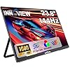 InnoView Monitor portátil grande de 23.8 pulgadas, FHD 144HZ 100% SRGB IPS USB-C HDMI, segundo monitor de trabajo en casa, juegos, 1080P con soporte ajustable de 180° para laptop, MacBook, teléfonos