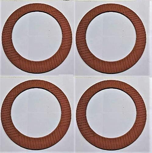 (4-Pack) Clutch Friction Plate, compatible with Bobcat Melroe. 6649871/179706-327-BC1 Disc/Disk/Bob-cat Lining