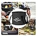Baiao Collapsible Bucket 5 Gallon, Portable Collapsible Bucket with Handle, Folding Water Container for Fishing Camping Beach Hiking Home Travel Car Washing(Black 20L)