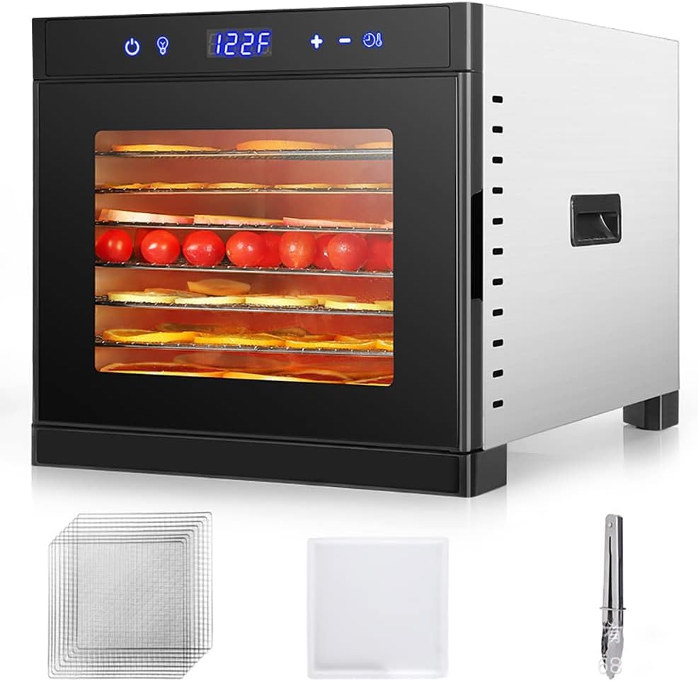 Amazon.co.jp: Amrioty 8層 食品乾燥機 700W高効率 熱風循環 0 