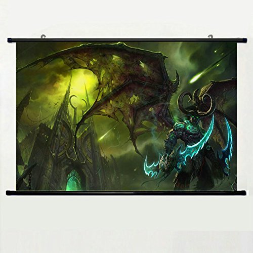 Quadro Su Tela 5 Pezzi Illidan Stormrage | Dimensioni Variabili, Cornice Inclusa | Decorazione Moderna - 2