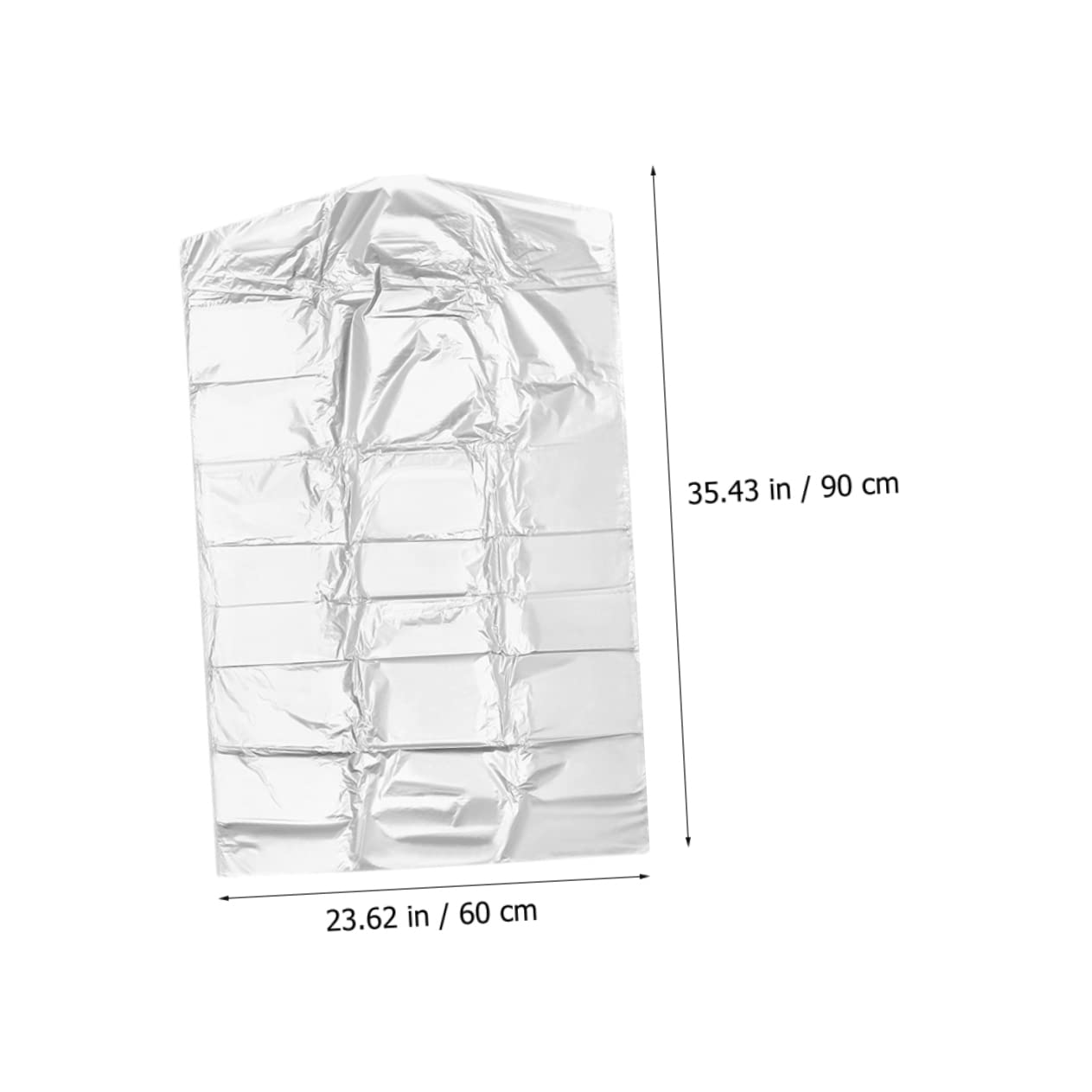 40 Stück Transparente Kleidersäcke aus Pe und Waschbar Staubschutzhüllen für Kleiderschränke für Anzüge und Abendkleider
