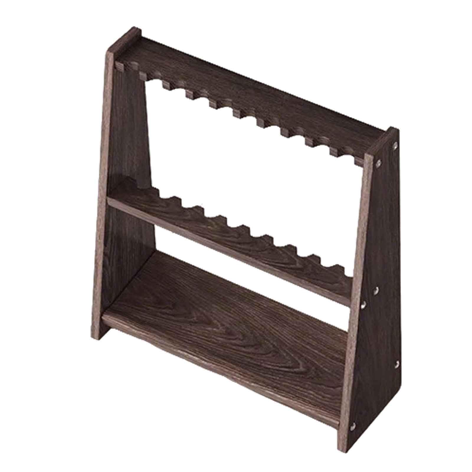 Rangement organisé pour accessoires de billard rack vertical avec 10 emplacements de cannes