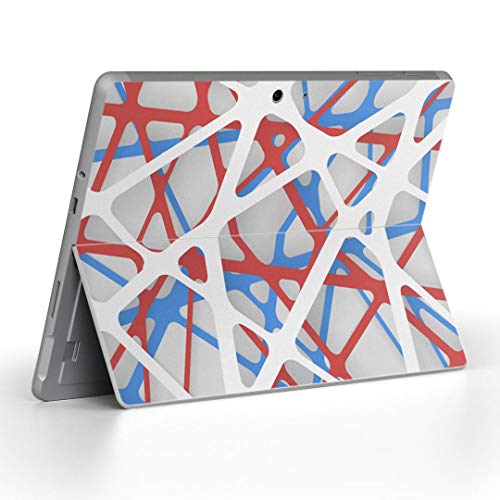 Surface Go 3 / Surface Go 2 Surface Go 全世代対応 専用スキンシール サーフェス go igsticker シール スキン 保護 フィルム ステッカー アクセサリー 011732 模様 クール 赤 青
