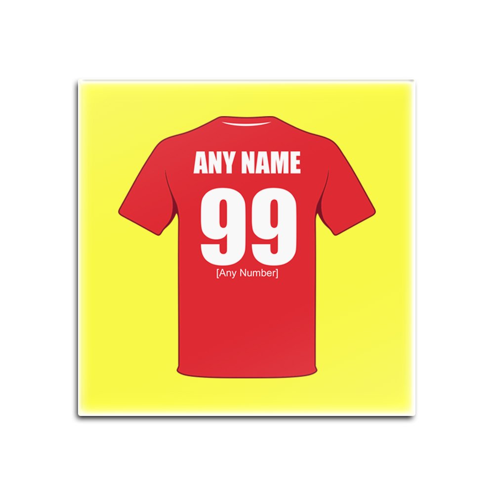 Personalised Gift - Leyton Orient Square Glass Coaster (Football Club Design Theme, Colour Options) - Any Name/Message on Your Unique Mat Pad - The Orient Os