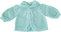 Casaco Casaquinho de Tricô Tricot Lã Antialérgico Para Bebê Menina e Menino