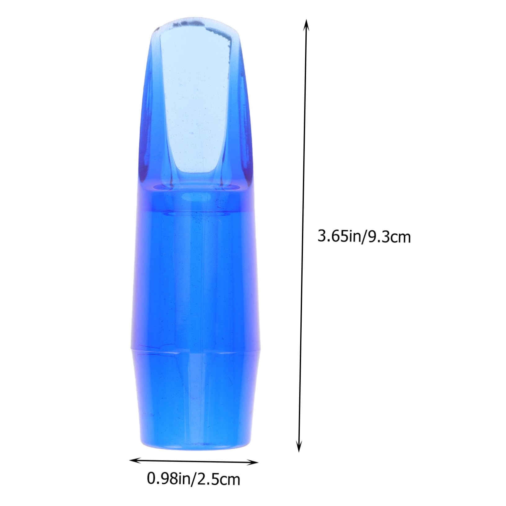 Bec de Saxophone Alto Bleu en ABS, Accessoire de Remplacement Multifonction pour Améliorer le Timbre, pour Saxophonistes