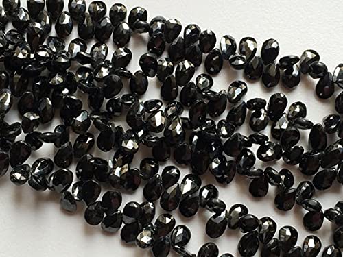 Gemstone briolettes en spinel noir naturel LKBEADS pour fabriquer un cadeau unique