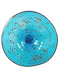 Dale Tiffany 13111AV-D20 Rinaldi Blue Hand Blown Art Glass Wall Decor, Multicolor, 20' Diameter