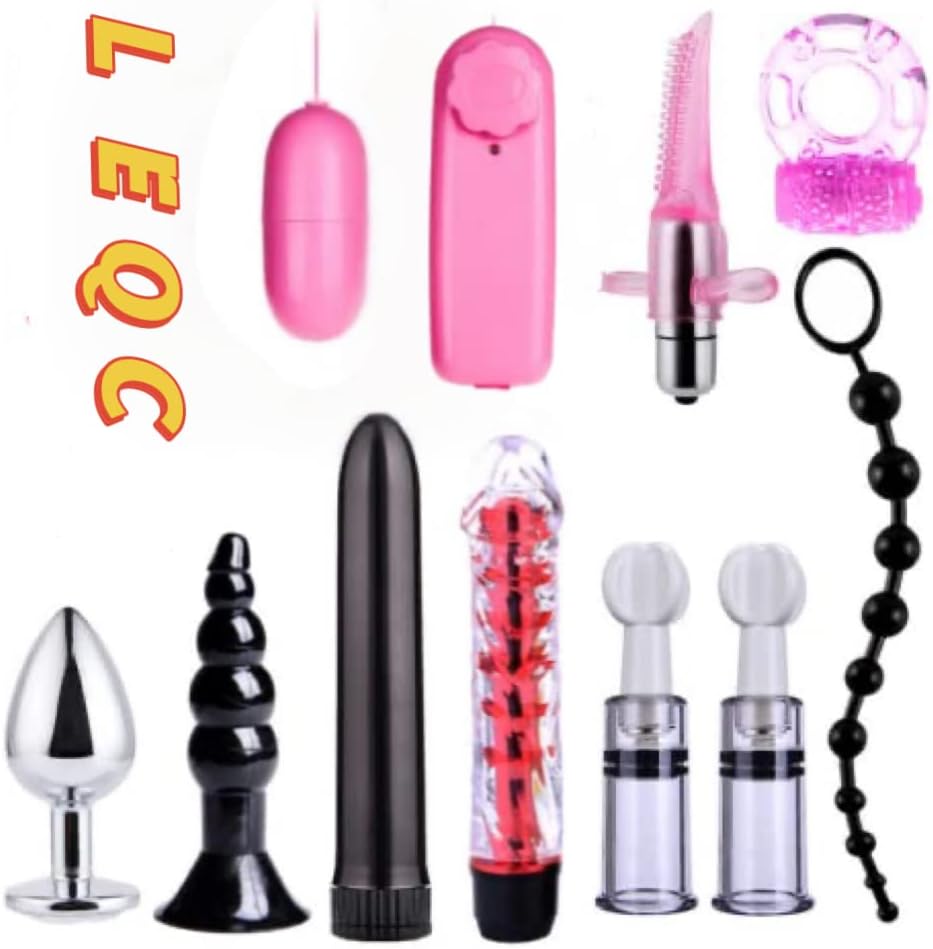 BDSM Restraints Sex Toys 25pc Bondage Restraints Set Fetish Bed Restraints Kits for Beginners,Gang Ball Play, Vibrators Massagers, Bondage kit for Couples Sex