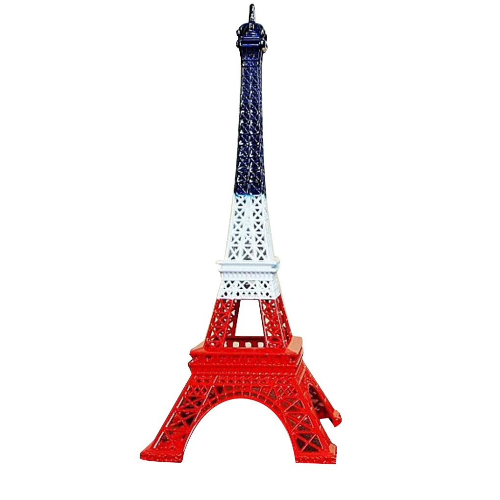Xinjieda New Colorful France Paris Eiffel Tower Model Home Decoration Metal Model