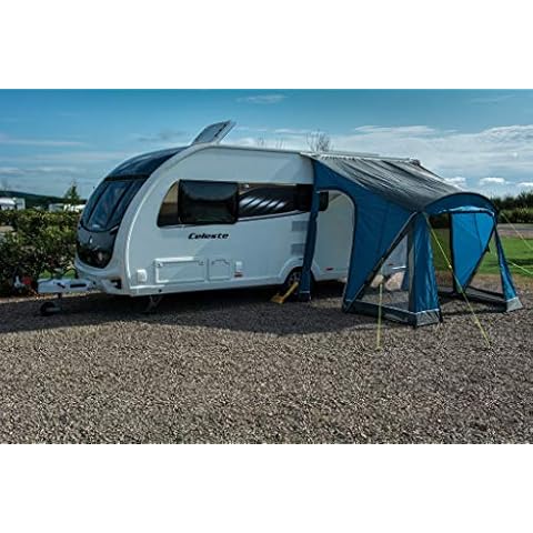 Quest Falcon 260 Blue Poled Awning Cover