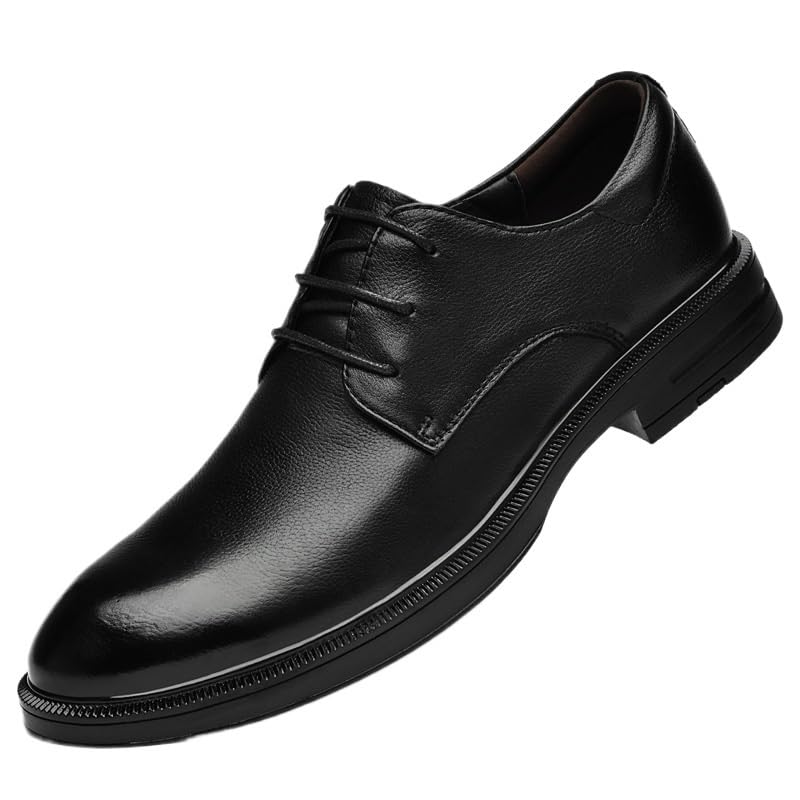 Mens Casual Oxfords Shoes Lace-up Casual Work Office Comfortable Business Shoes