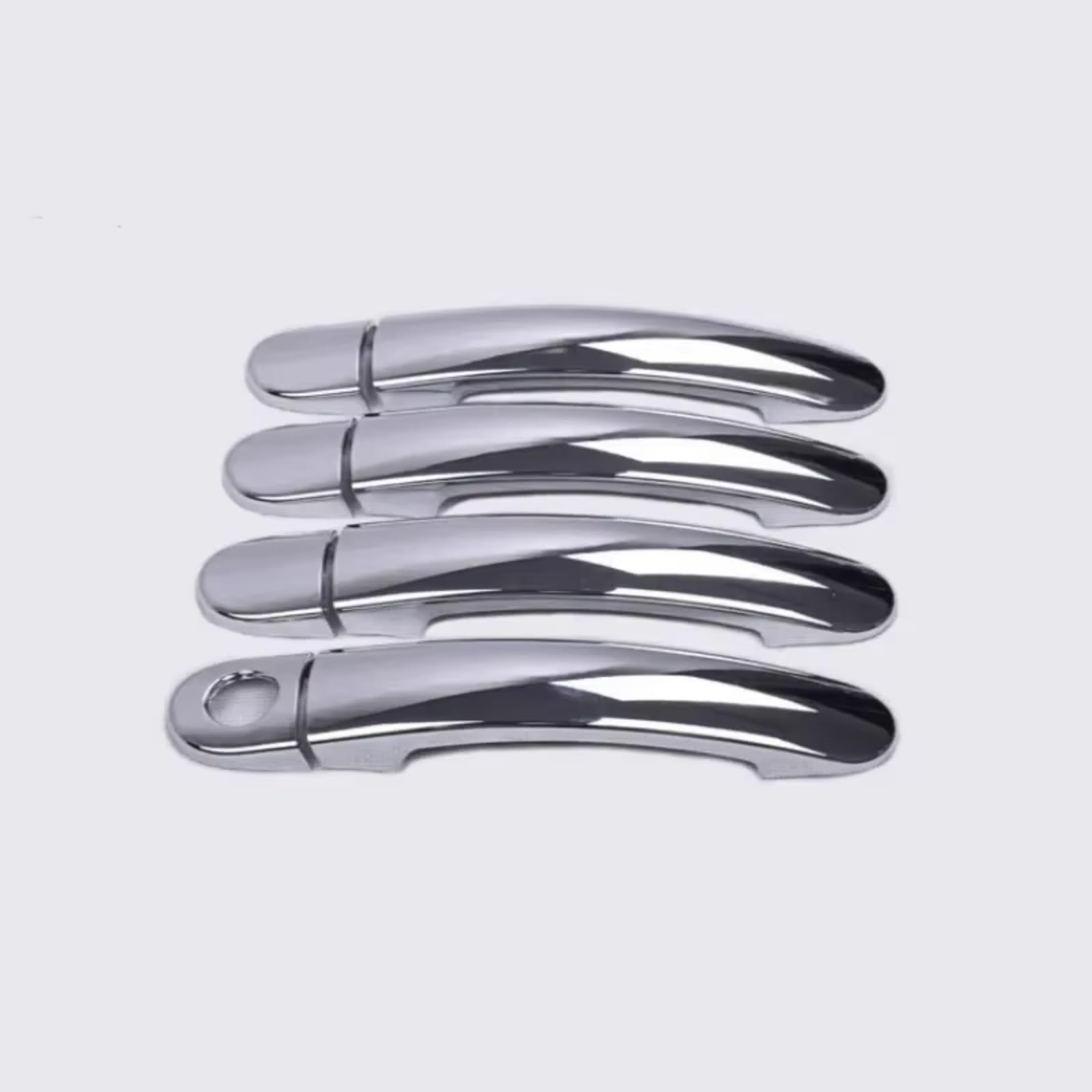 Iukmr D For Seat For Ibiza 6J Mk4 6L Mk3 Fr For Cupra 2003-2016 Chrome Carbon Fiber Car Oor Handle Covers Styling Stickers Car Outer Oor Handle(D)