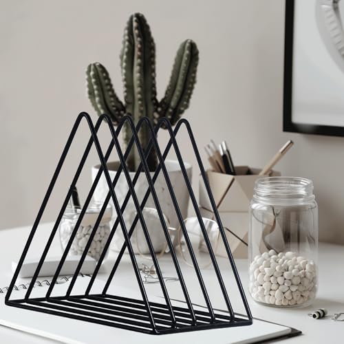 Jodoueeir JODOUEEIR-001 2 Pcs Vinyl Record Holders,5 Slot Metal Vinyl Record Player Stand,Magazine Rack Floor,Album Holders thumb #6