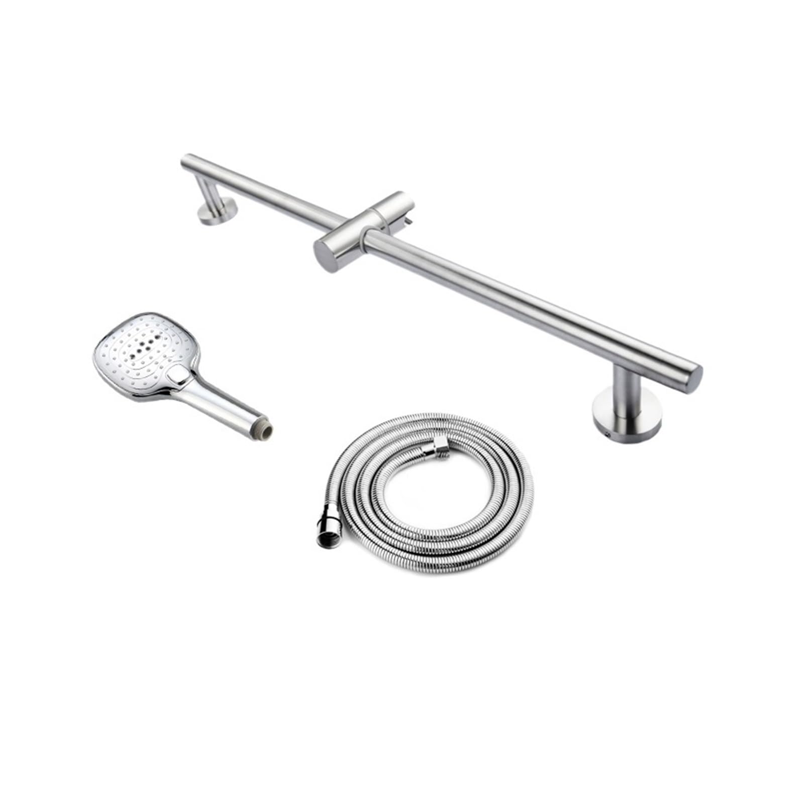 Barre de douche pour salle de bain coulissante réglable avec support ensemble douchette à main