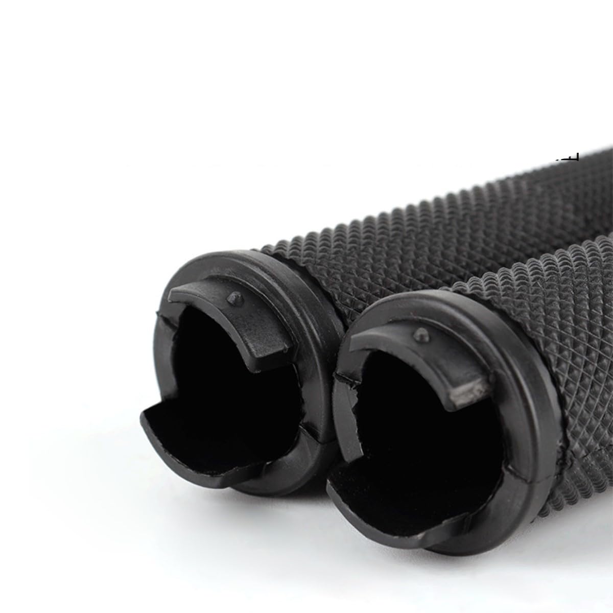 HOUSON Rubber Bicycle Handlebar Grips for MTB E-Bike, City and Racing Bikes, Black, 22.2 - Image 2